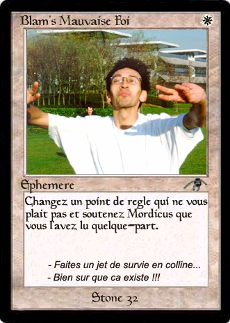 Blam's Mauvaise Foi